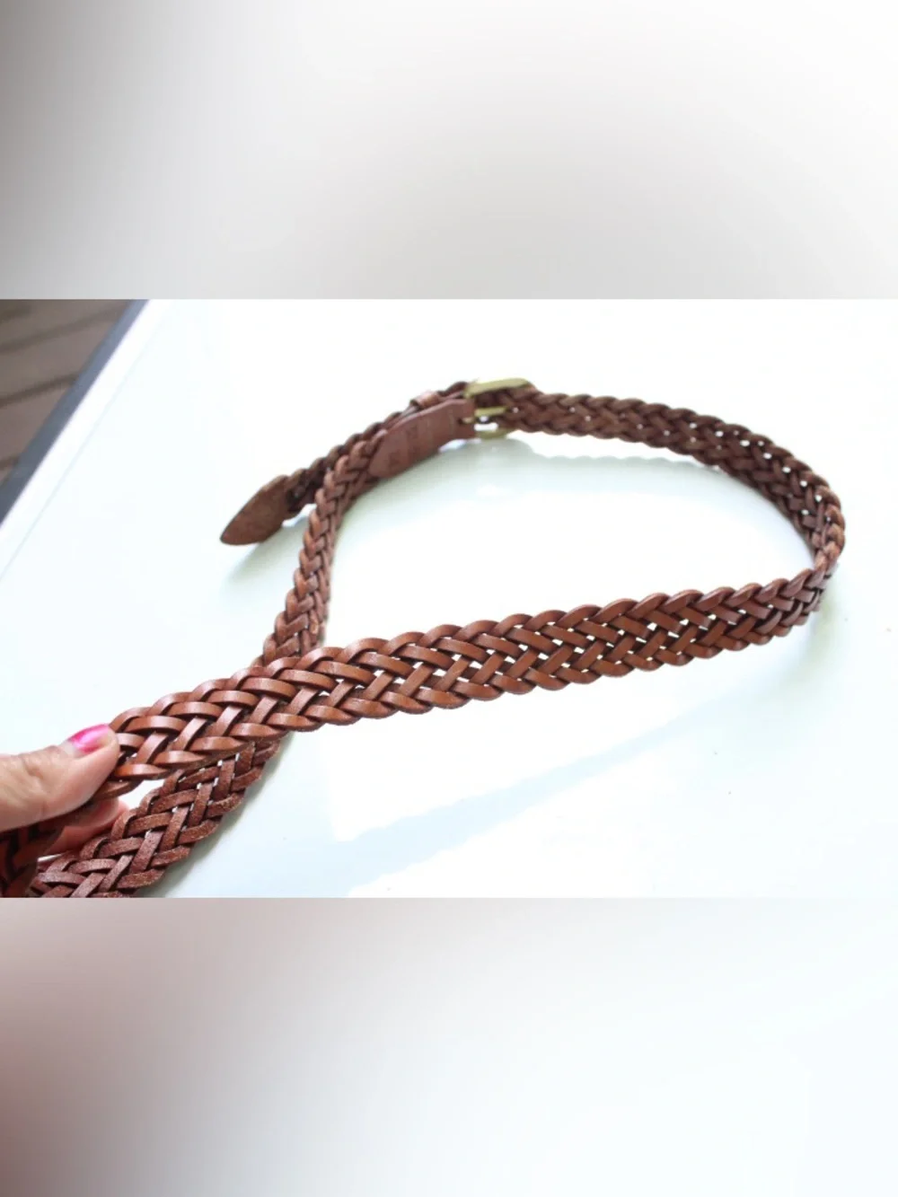 Vintage braided belt